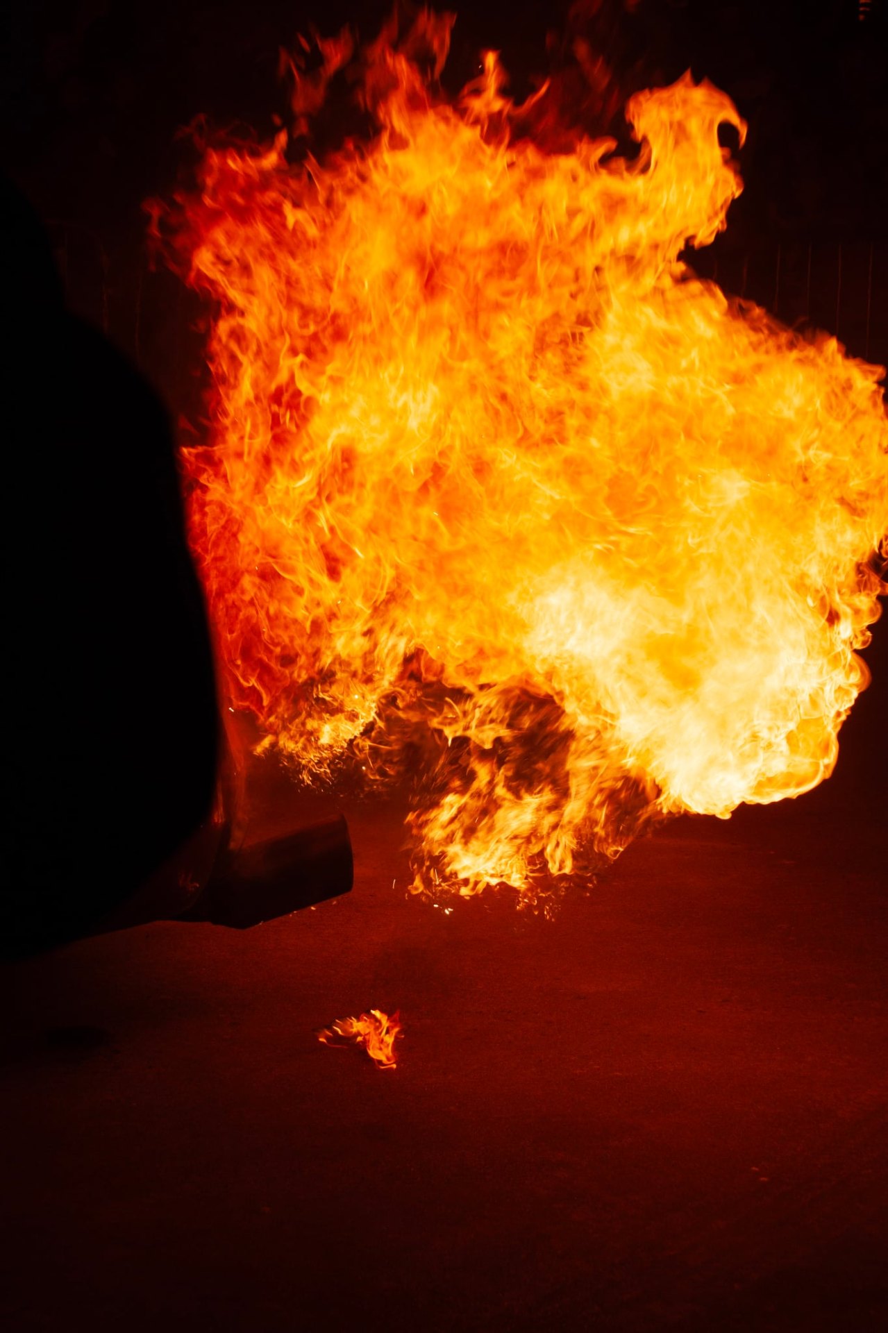 Flame Spit — Night Shoots automotive photography by Tri City Media