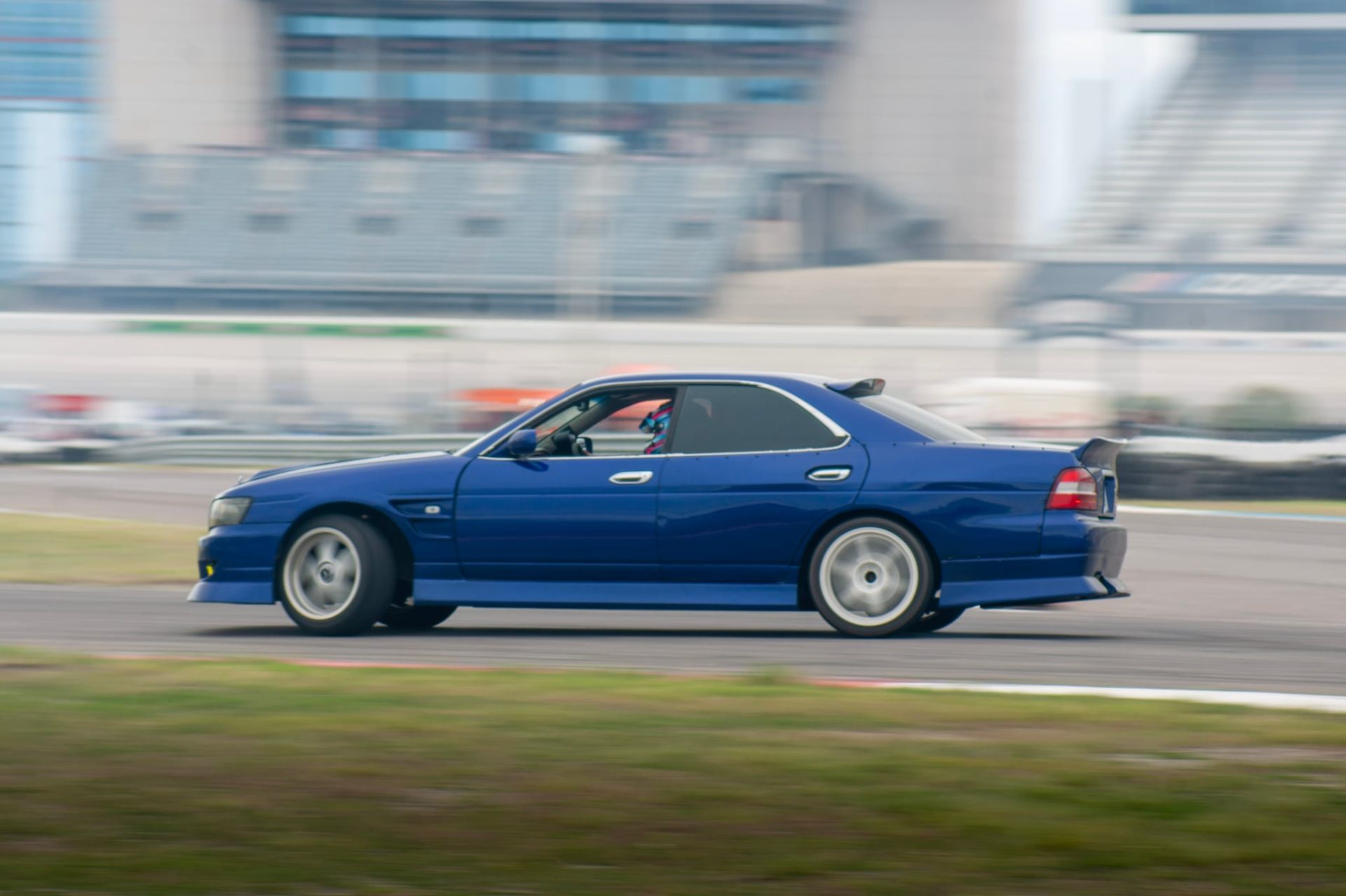 Blue Laurel Sedan — Drift Events automotive photography by Tri City Media